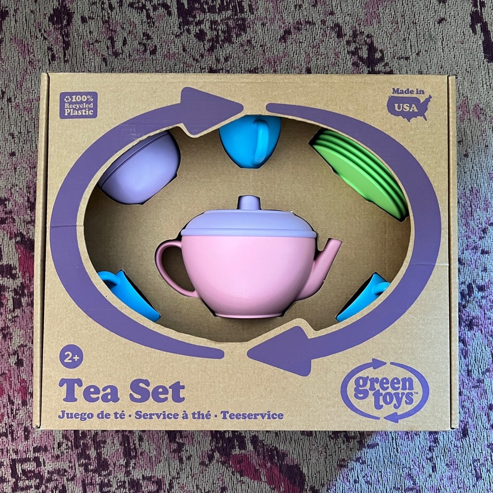 Green Toys Pink Tea Set
